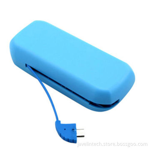 Latest hot selling new power bank with 4,000mAh/4,400mAh/5,200mAh, 2pcs batteries with protection